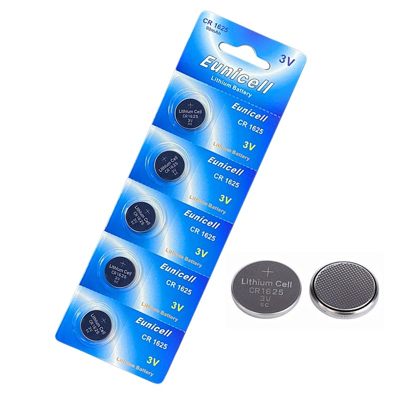 Eunicell LiMNO2 Lithium 3V CR1625 Button Battery / Coin Cells