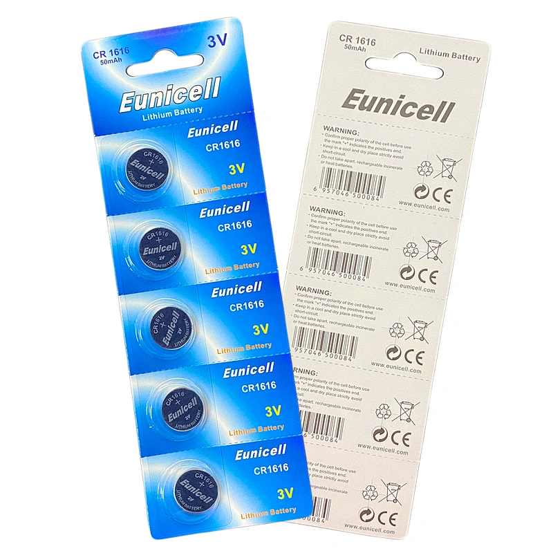 Hot Sale 3v button cell battery cr1616 cr2016 watch battery