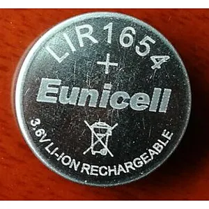 3.6V li-ion rechargeable battery LIR1632 coin battery button cell with solder tab