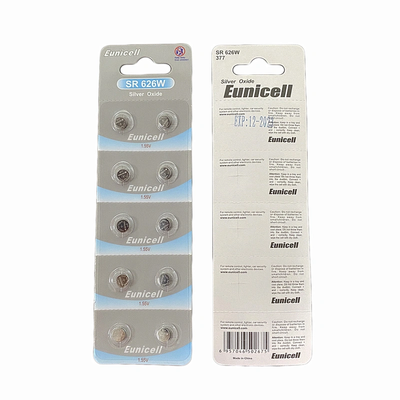 High Quality SR726SW AG2 397 SR726 silver oxide battery type 0 % hg silver oxide batteries SR726