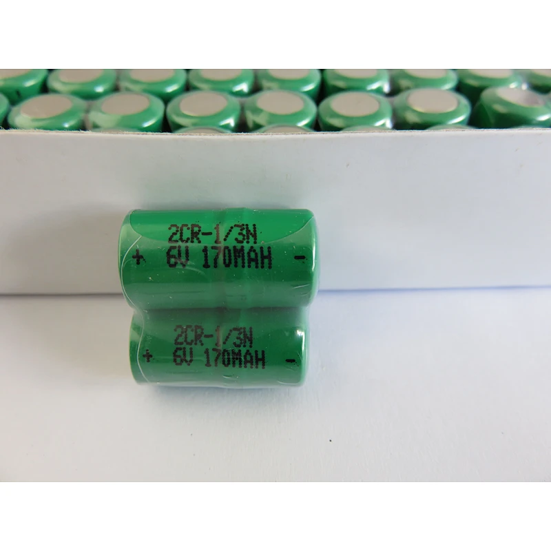 High quality 6.0v 2CR1/3N disposable lithium battery 170MAH