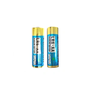 High capacity AA LR6 Double A No.5 1.5V 2500mAh Alkaline Battery Cylindrical