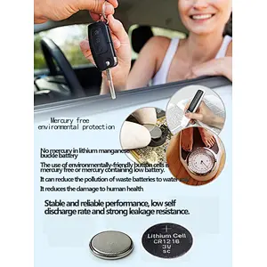 Micro cr1216 3v 25mah lithium button cell battery for medical instruments