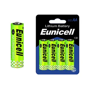 EUNICELL MANUFACTURER/OEM Non Rechargeable Pro AA AAA LiFeS2 LFP LIFEPO4 Wholesale Battery