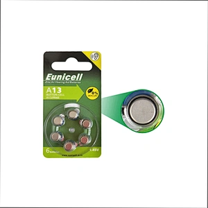 Hearing aid  Battery A312 Dry Battery Eunicell Factory Supplier PR41 1.45V Zinc air battery
