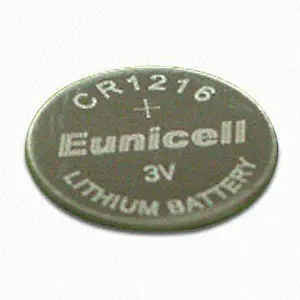 Eunicell CR1216 Lithium Manganese Dioxide Primary Coin Cell Battery