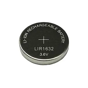 CR1025 rechargeable battery LIR1025 3.6v button cell batteries