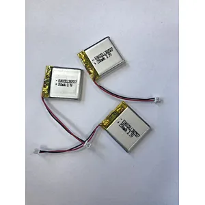 In stock fast shipping 3.7 volt drone battery 802035 lithium polymer battery  lipo battery 500mah