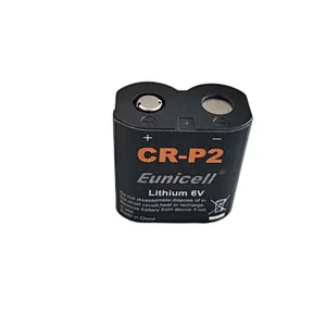 Eunicell CR-P2 battery 6v non rechargeable lithium batteries