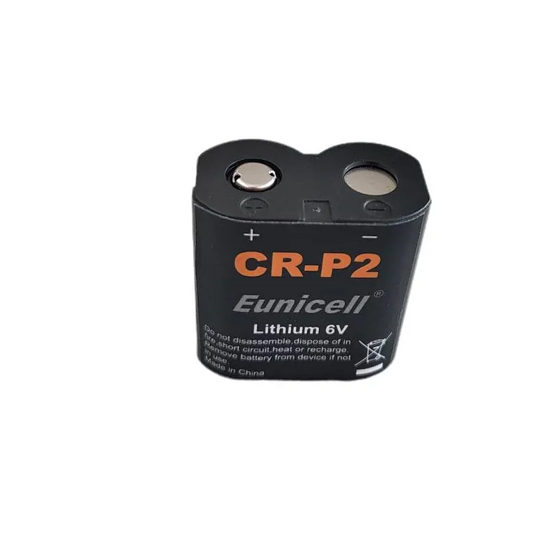 Eunicell CR-P2 battery 6v non rechargeable lithium batteries