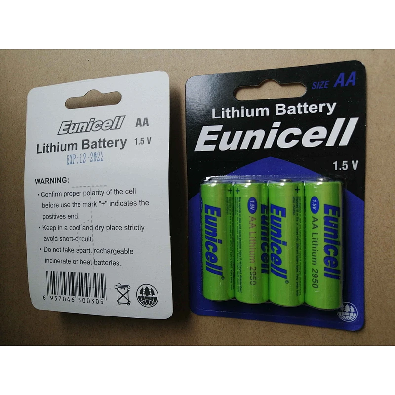 FR6 AA 1.5V 3000mAh aa lithium battery fr14505 L91 AA AAA long life high power non-rechargeable battery