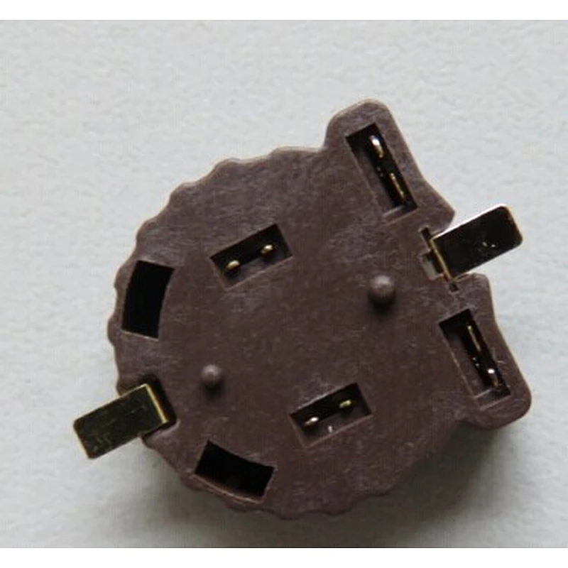 CR1216 Lithium battery holder CR1216 CR1220 plastic holder connector  metal clips