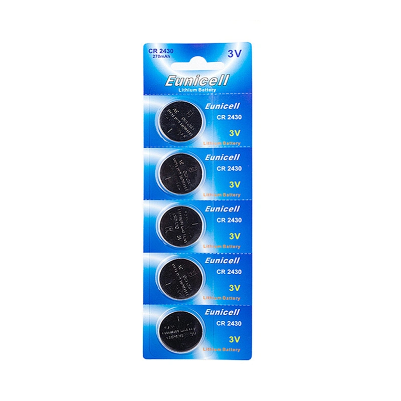 Eunicell Popular sales CR2430 3v lithium button cell battery
