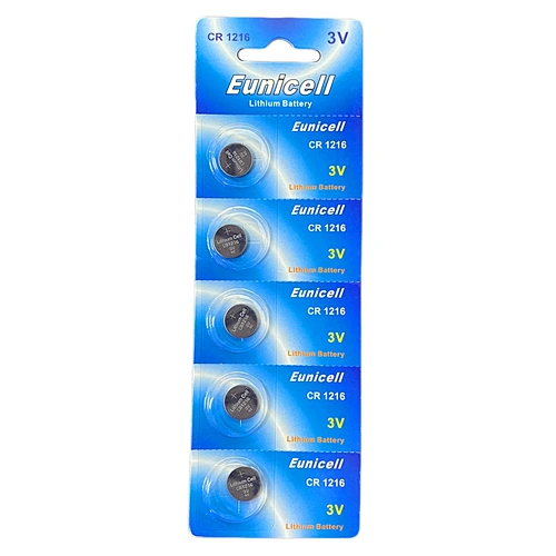 Hot Selling CR1216 lithium button cell battery CR1216 25mAh 3V coin cell battery
