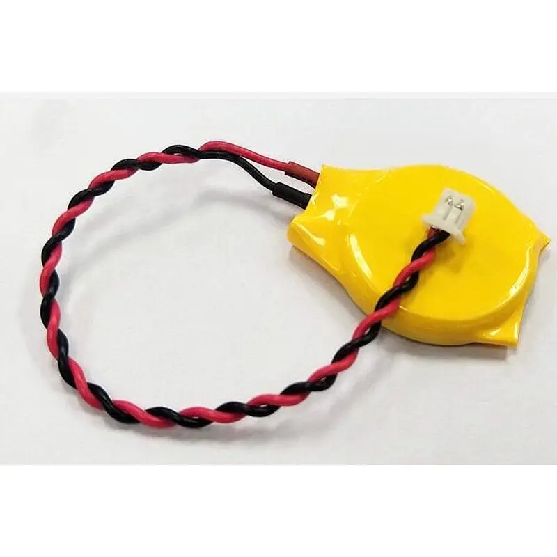 Wholesale 3.0v CR1216 CR2032 lithium battery with lead wire and connector CMOS battery for Consumer Electronics
