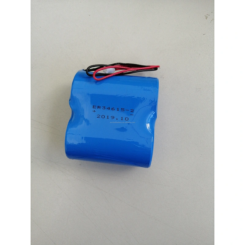 Long discharge 3V Lithium Primary Battery CR34615 12000mAh for water meter