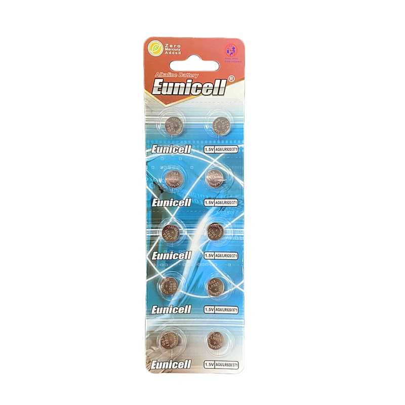 Free Hg Eunicell AG6 LR920 371 Watch Batteries