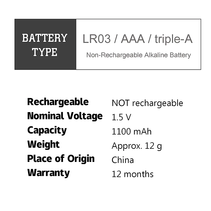 1.5V aaa am4 batteries No.7 lr03 pile alkaline aaa batteries wholesale