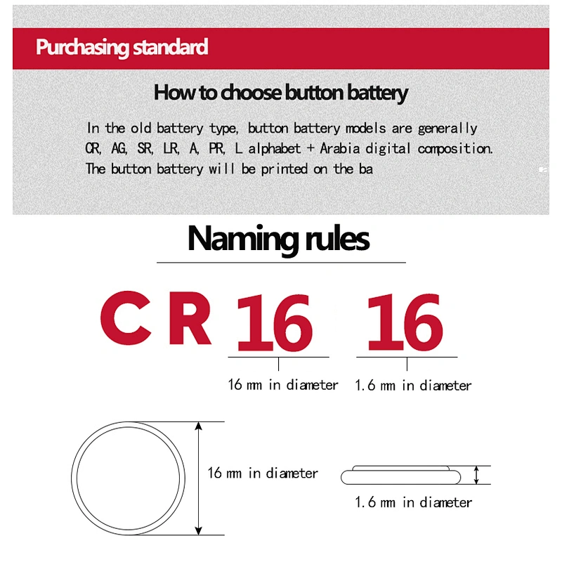 Eunicell CR1616  3v cell battery for nintendo game cr1616 cr1620 cr1632 button cell battery