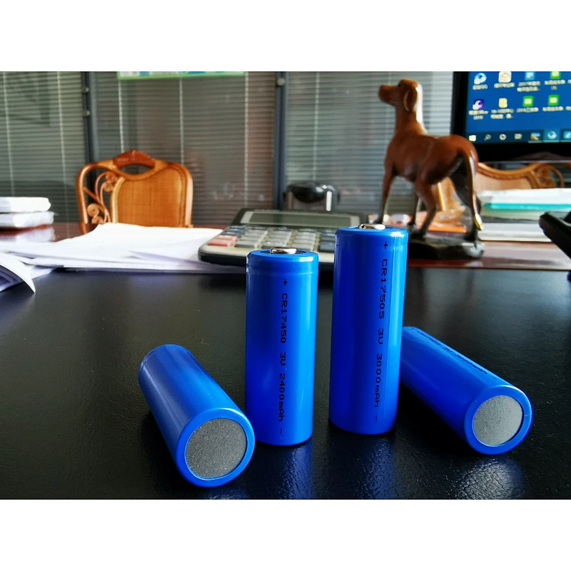 High capacity non-rechargeable a size 3v cr17505 lithium manganese battery