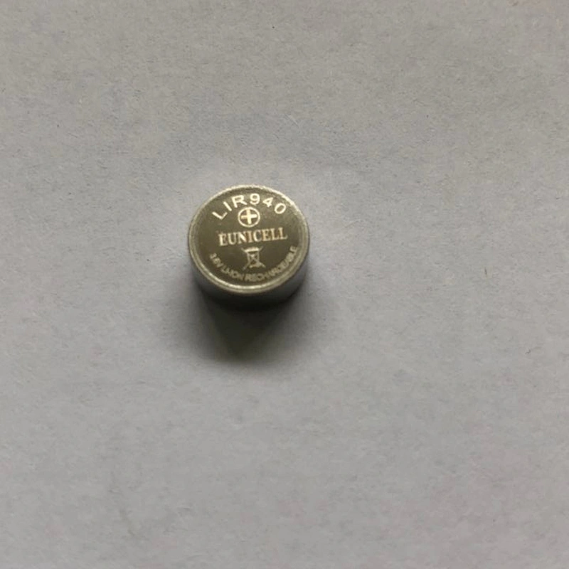 Eunicell LIR940 3.6v coin battery pack with lead wires and connector