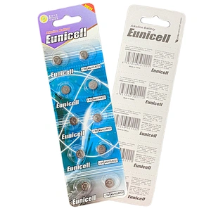High Capcity 0% Hg 376 AG2 LR726 Button Battery