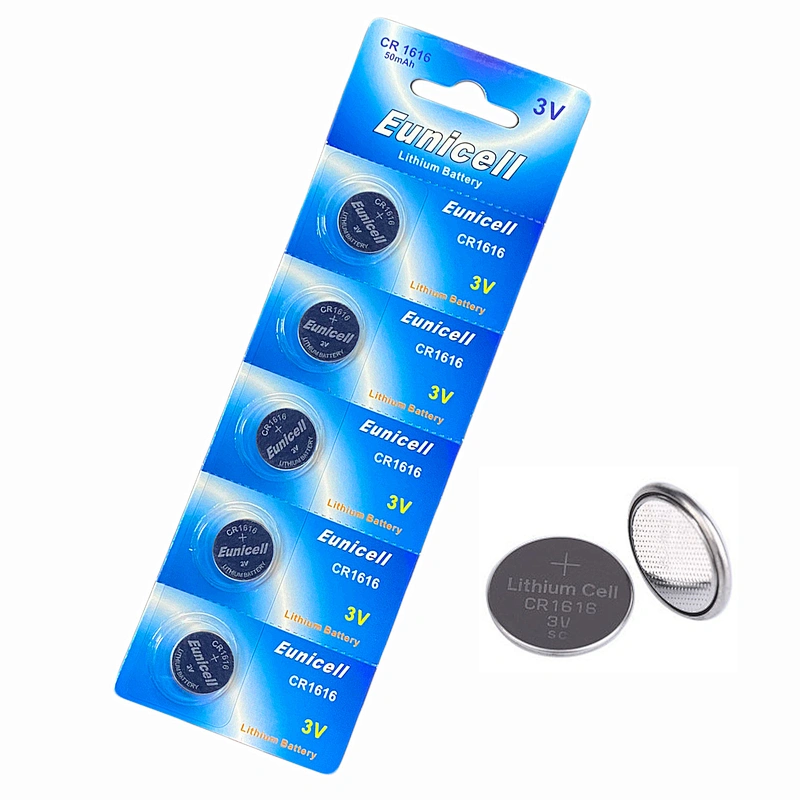 Eunicell Lithium cr1616 3v button cell battery CR1616 CR1620 CR1625 CR1632