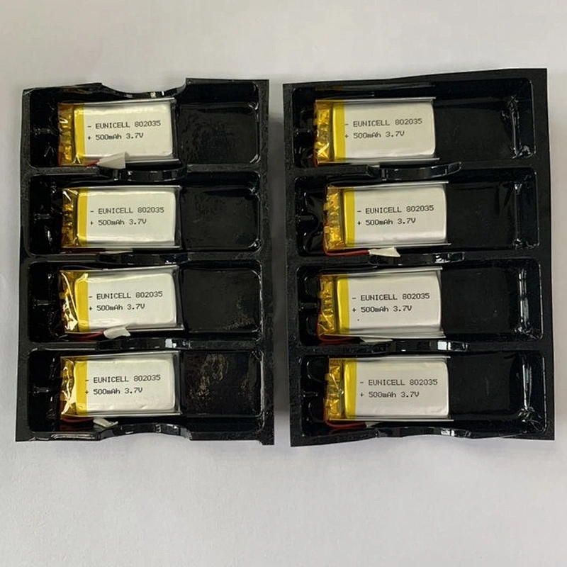 Hot Sell 802035 802035 500mah 3.7v Battery 802035 500mah Mah 3.7v Lithium Polymer Battery