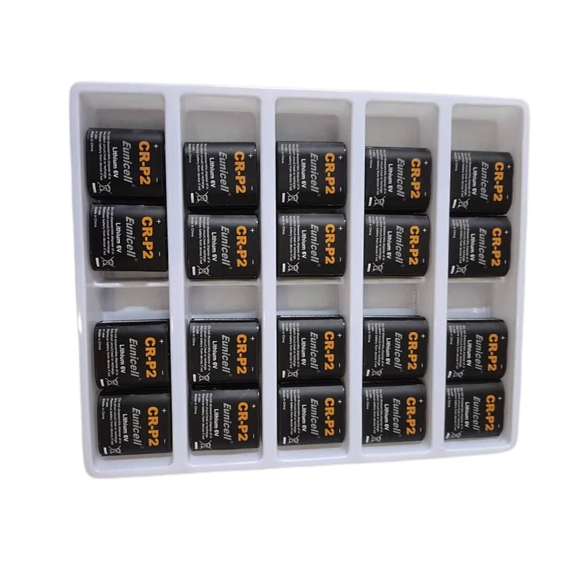 Eunicell CR-P2 battery 6v non rechargeable lithium batteries