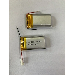 Hot Sell 802035 802035 500mah 3.7v Battery 802035 500mah Mah 3.7v Lithium Polymer Battery