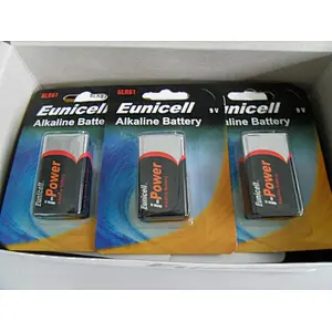 EUNICELL Alkaline Batteries 1.5V AA/AAA/C/D, 9V 6LR61/6F22,12V 23A/27A
