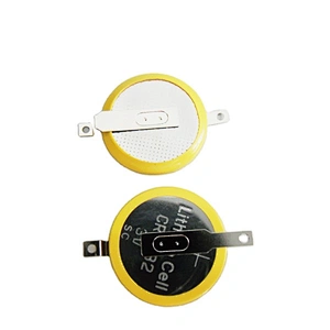 CR2032 3V Lithium Battery with welding tabs for games CR2032 CR2025 CR1616 button cell battery with Child Baby Safety