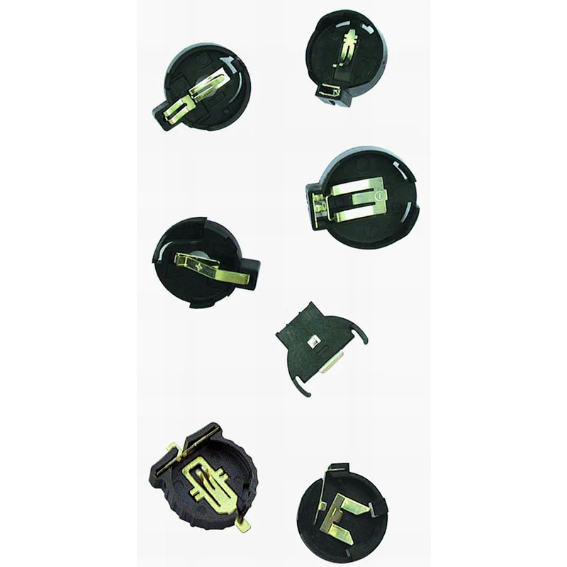 Eunicell Lithium Battery holder for 3V CR1220 Lithium Coin Cells Batteries From China CR1220 plastic holder/clips