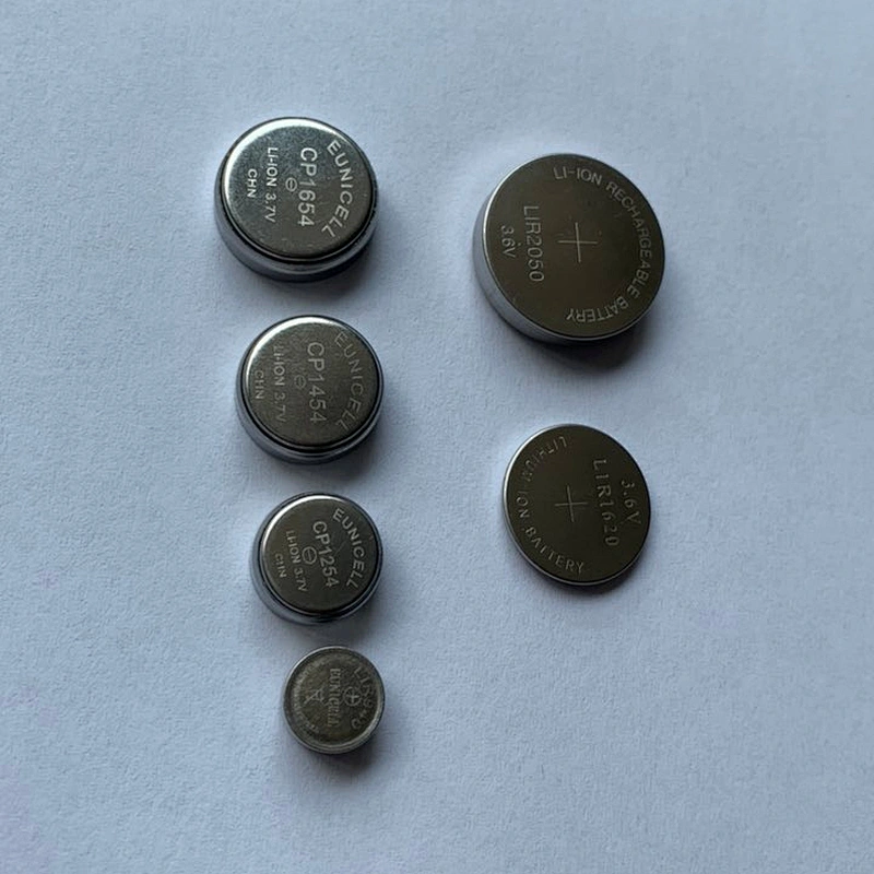 3.7V CP1254 battery with soldering feet use for Headset LIR1254 ICR1254 Rechargeable Battery