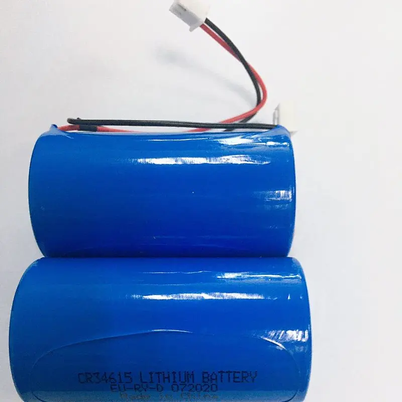 Long discharge 3V Lithium Primary Battery CR34615 12000mAh for water meter