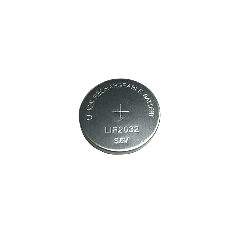 High capacity LIR2032 3.6 Volt  Rechargeable Lithium Battery / button cell LIR2032 CR2032