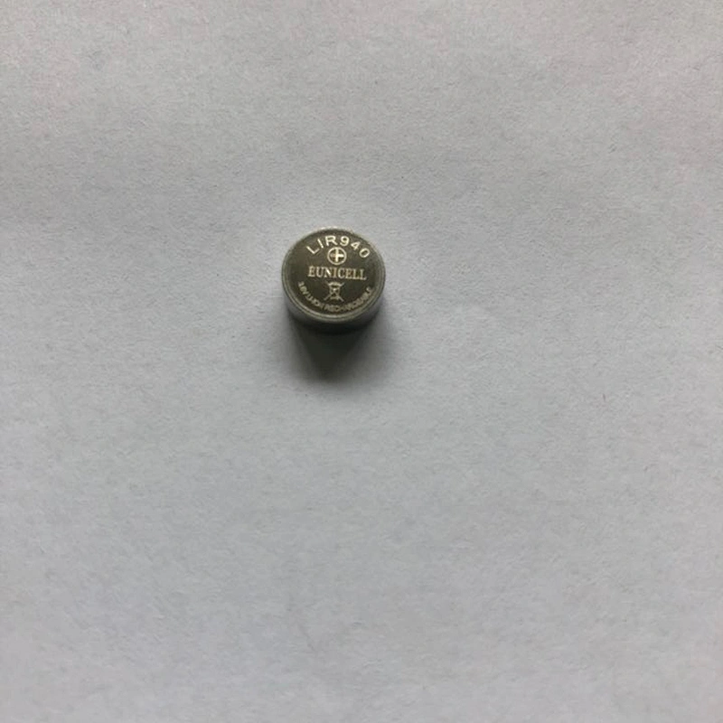 Eunicell LIR940 3.6v coin battery pack with lead wires and connector
