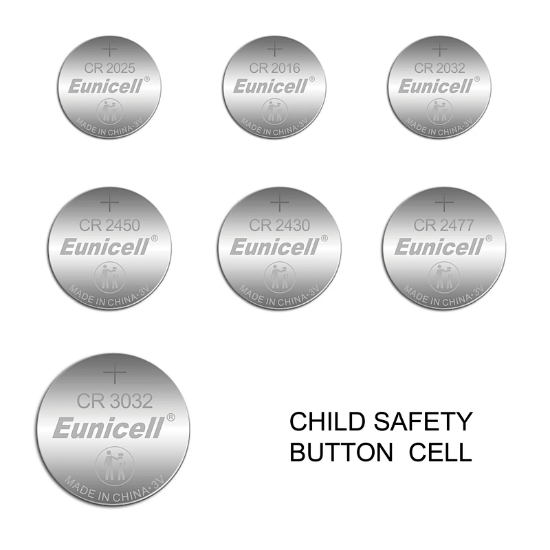 Top quality CR3032 battery 3V lithium battery for watch light led products with Child Baby Safety