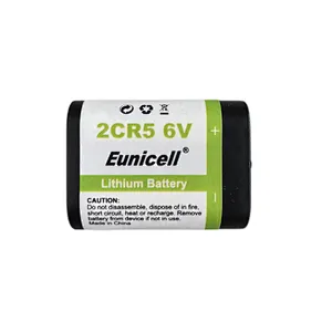 Eunicell CR-P2 battery 6v non rechargeable lithium batteries