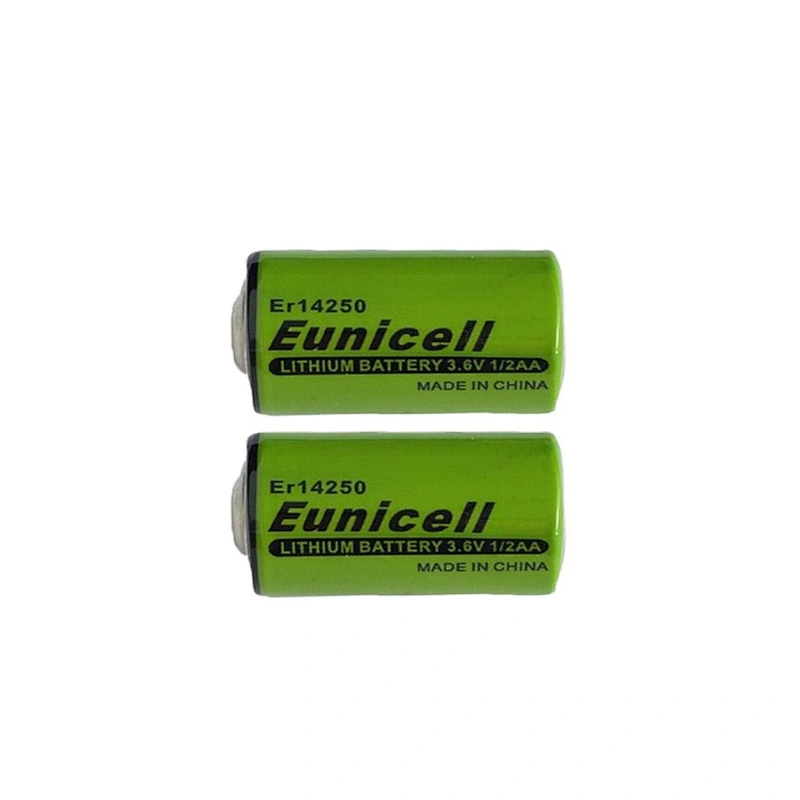 Super ER14250 3.6V 1/2AA with wire Lithium Battery 1/2AA Size ER14250H with lead / cable / wire