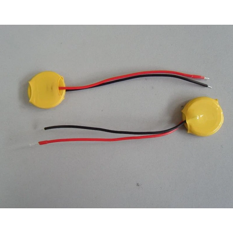 High quality 3v coin button battery cr2032 / cmos / bios batteries with wire connector