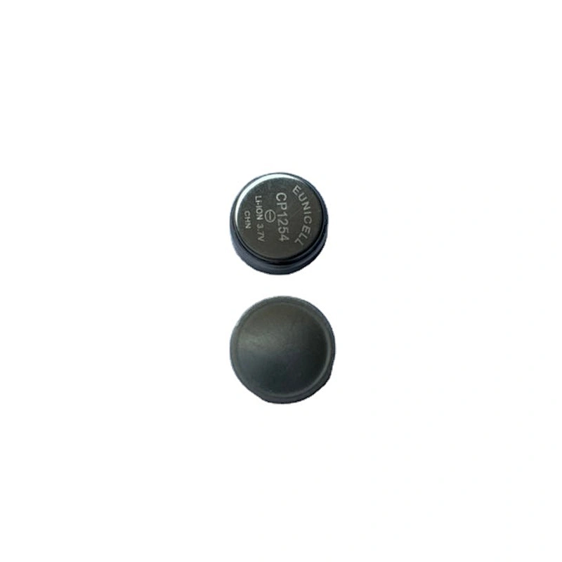 Top quality CP1254  Headset Bracelet Rechargeable Battery 3.7V LIR1254 ICR1254 Liiont ion button battery