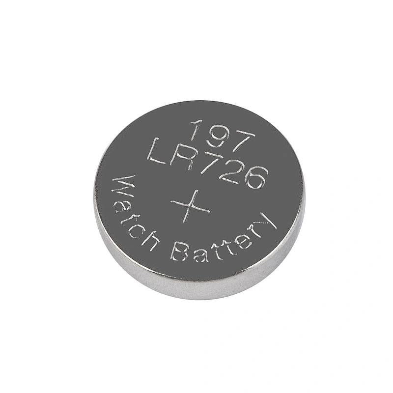 High Capcity 0% Hg 376 AG2 LR726 Button Battery