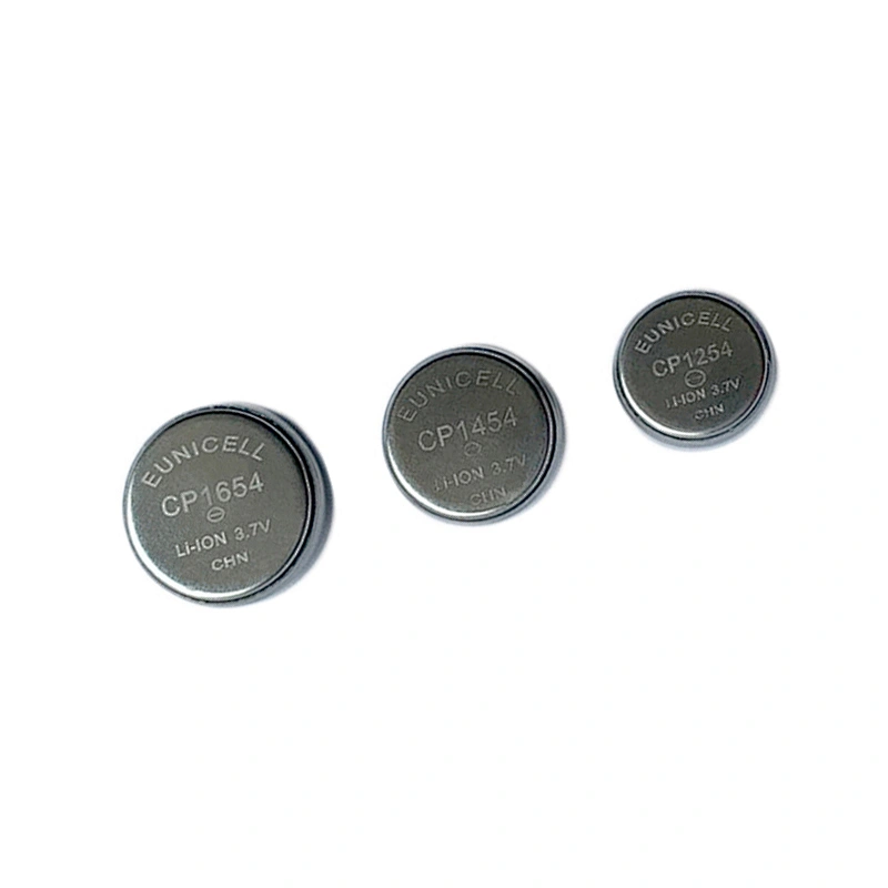 CP1254/CP1454/CP1654 Rechargeable lithium ion button cell battery 3.6V LIR1254 / LIR1040/ LIR1054/LIR940