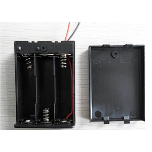 Aa Battery Holder for 3aa Battery with wire and connector