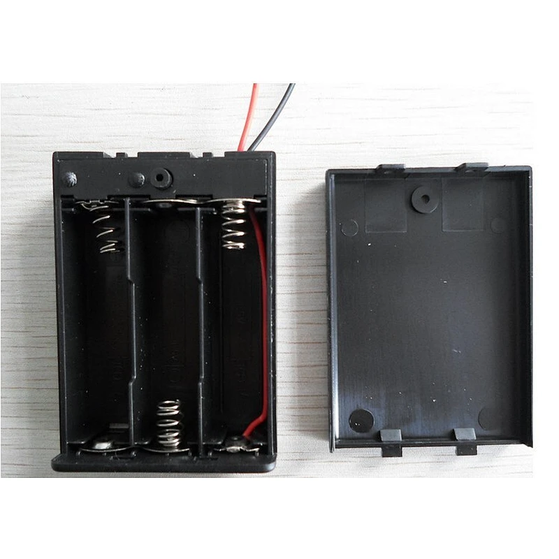 Aa Battery Holder for 3aa Battery with wire and connector