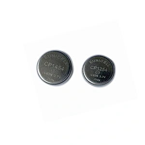 Long discharge ICR1254 lithium ion battery cell Customize Logo 3.7V CP1254 LIR1254 button coin battery for  headset