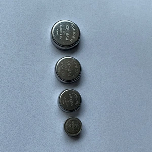 Eunicell Solder foot CP1254 3.7V button cell battery LIR1254 headset