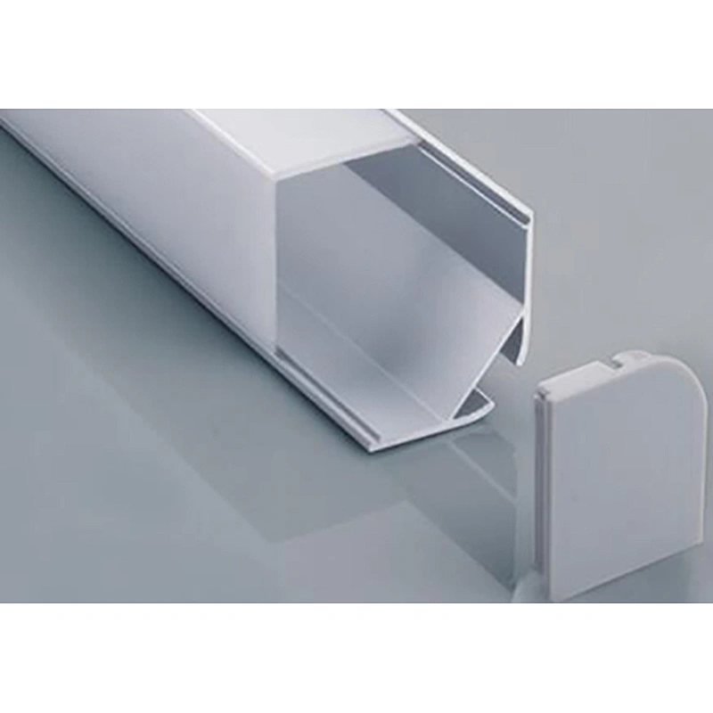 profil en aluminium large led/perfil de aluminio de ancho para tiras de led/anodized wide aluminium profile for led strips
