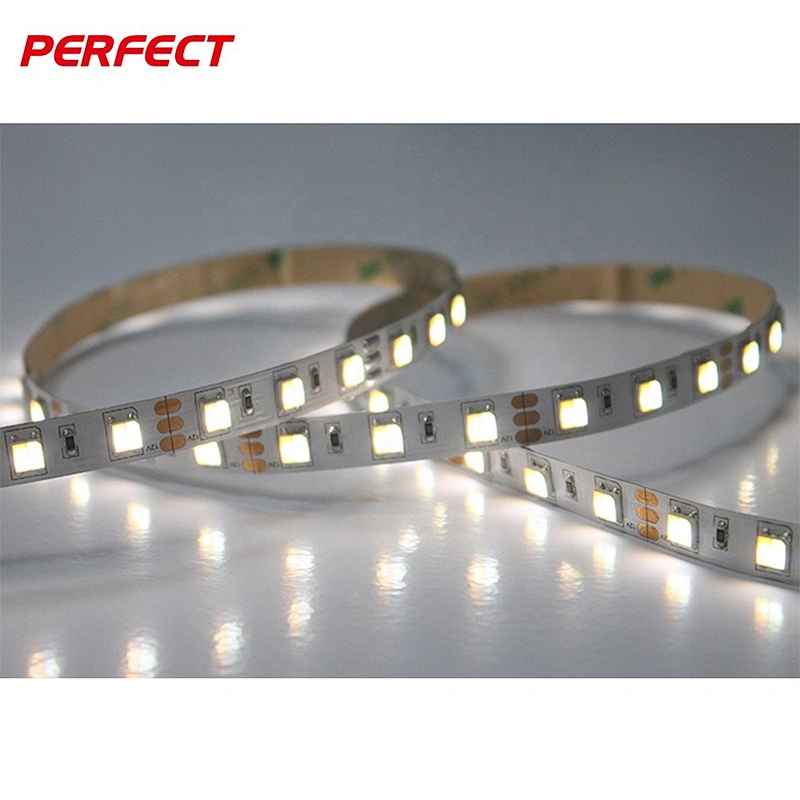 White+Warm white color temperature adjustable 60led/m smd5050 led strip 12v dual color CCT